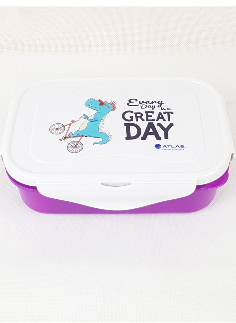 ATLAS - 2-Compartment Lunch Box Multicolour - Image 1
