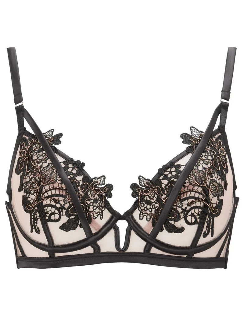 Ann Summers Black Ann Summers Enticement Non Pad Plunge Black for Women | Best Price UAE