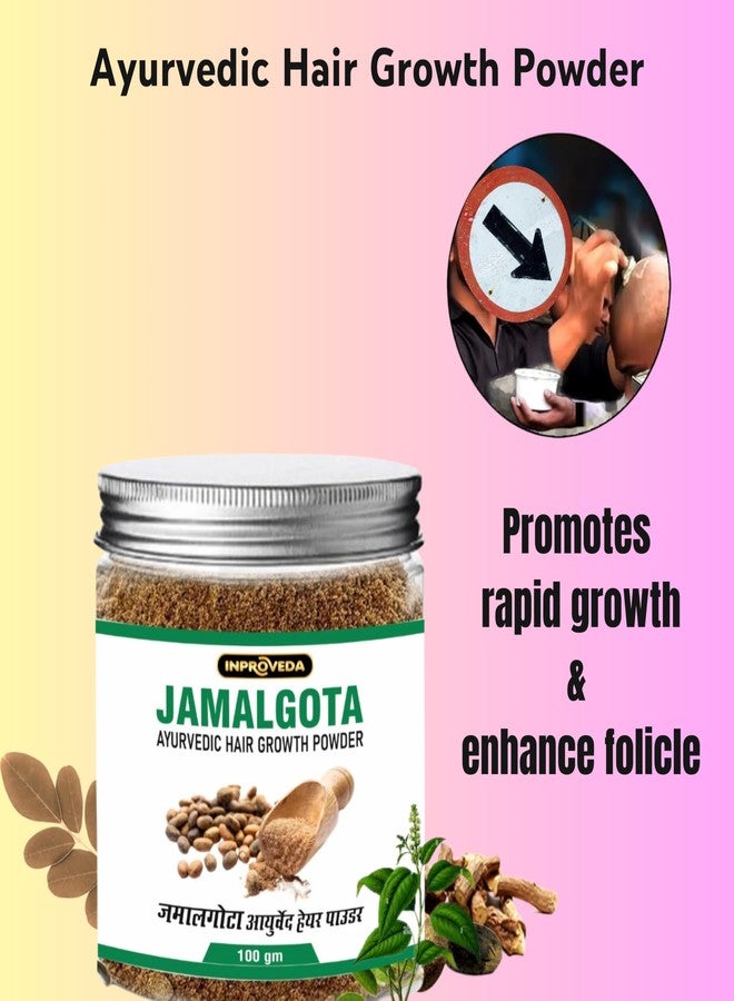 Pteteya Inproveda Jamalgota Haircare Lepa Powder 100gm & Jamalgota Haircare Oil 50ml - Combo Pack - Image 4