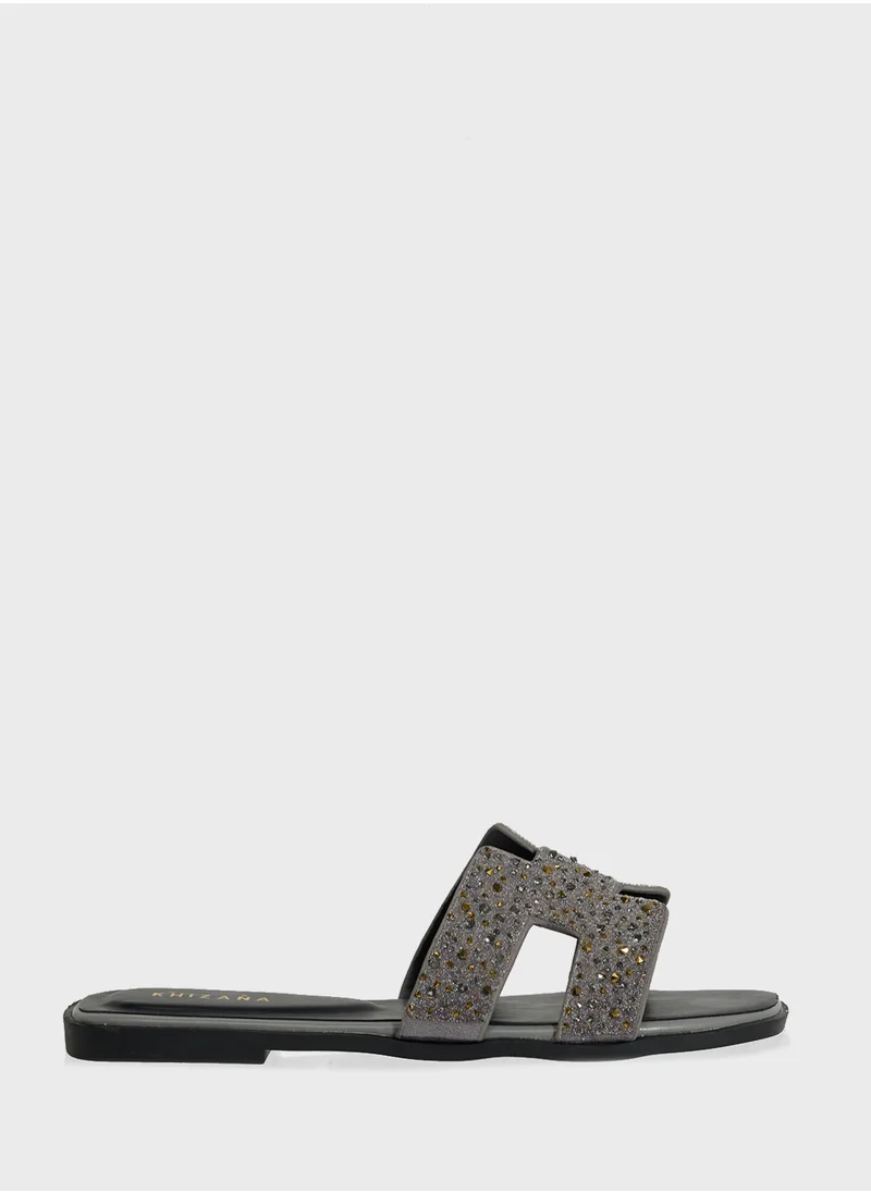 Khizana Glitter Flat Sandal