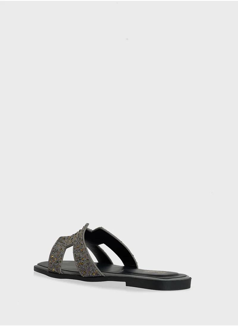 Khizana Glitter Flat Sandal