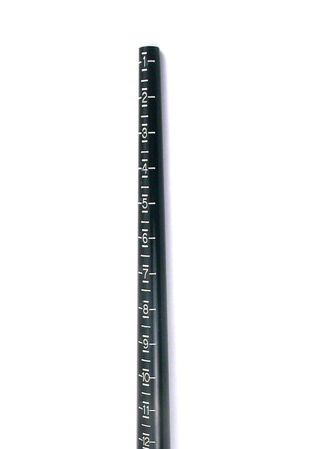 LUXURO Black Plastic Ring Stick Mandrel Jewelers Sizing Repair Tool | Jewellery Making Tool - Image 3