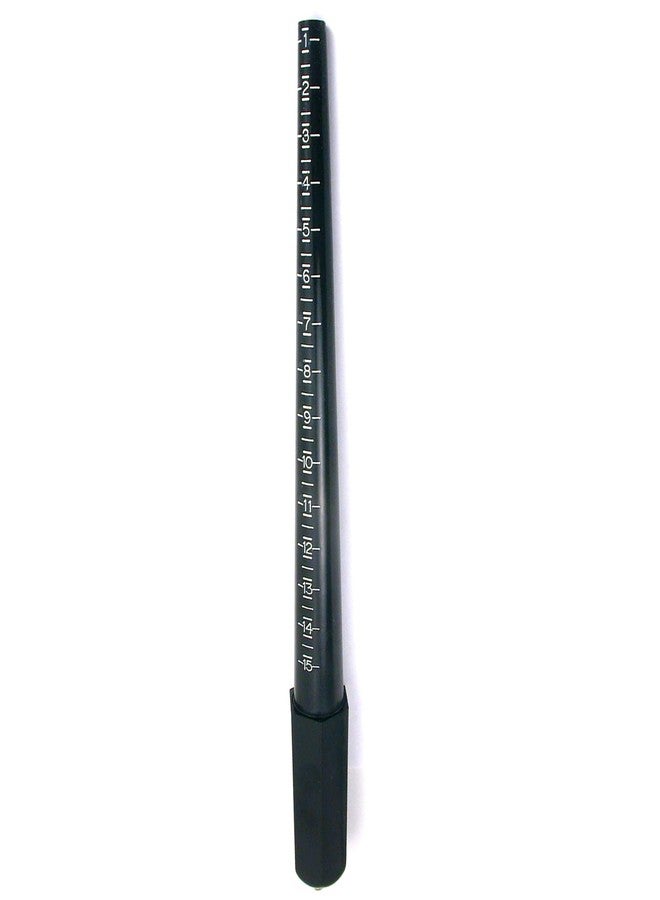 LUXURO Black Plastic Ring Stick Mandrel Jewelers Sizing Repair Tool | Jewellery Making Tool - Image 2