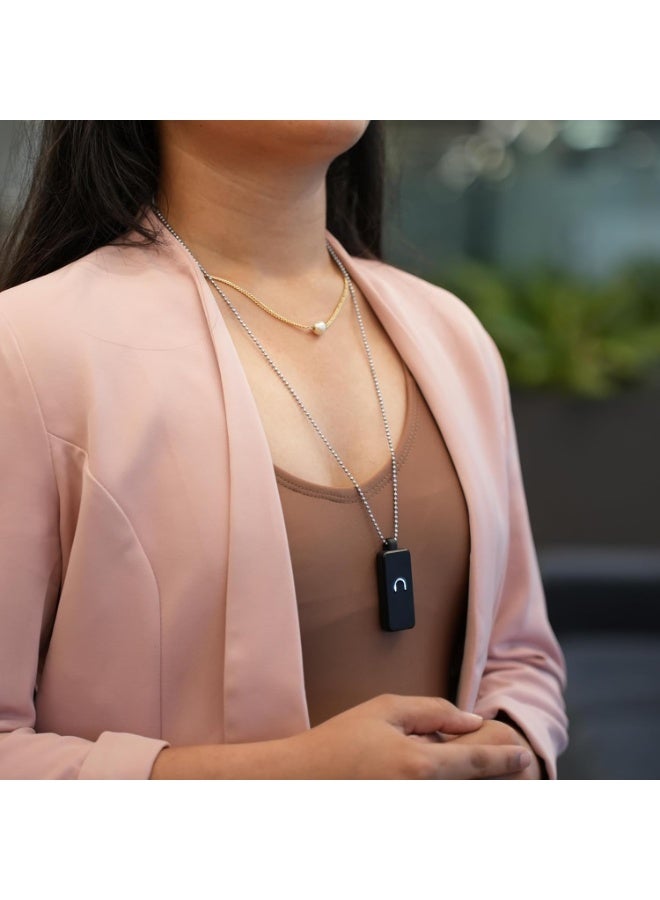 Merlin neosapien Neo1 Smart Conversation Tracker | Infinite Memory Assistant | Emotion Analysis Device | Context Driven Insights Tool | Personalized Communication Support - Black - Image 4