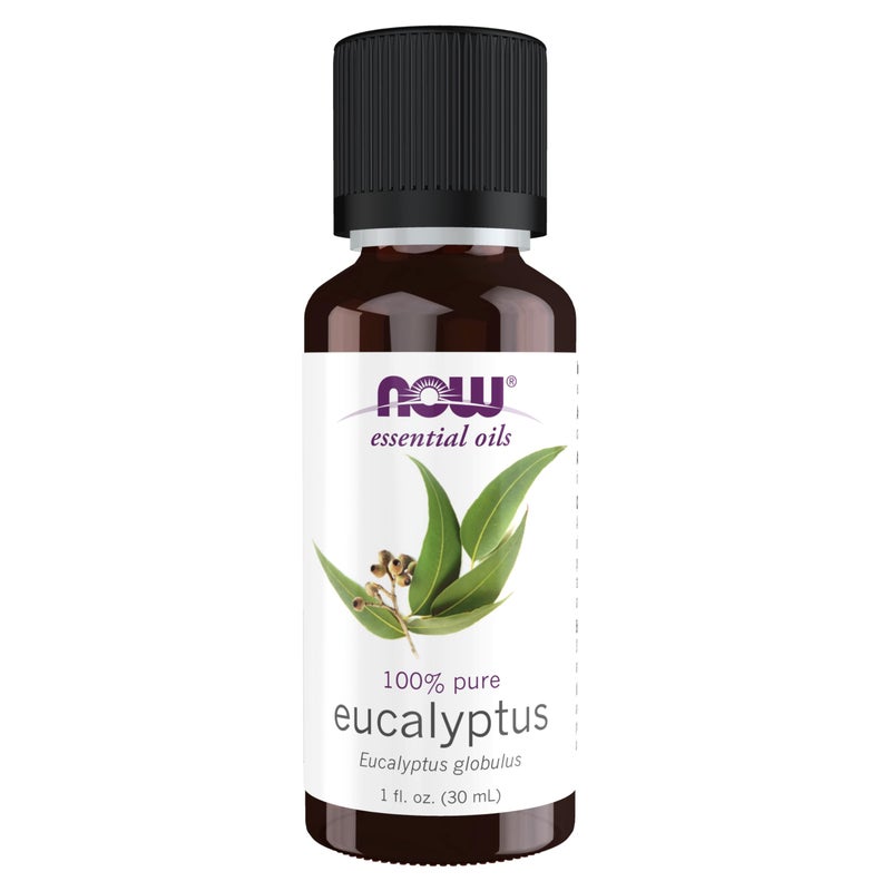 Now Foods NOW Essential Oils, Eucalyptus Oil, Clarifying Aromatherapy Scent, Steam Distilled, 100% Pure, Vegan, Child Resistant Cap, 1-Ounce - Image 1