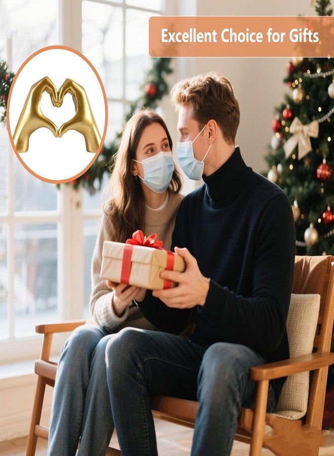 تمثال فيكوفانتي على شكل قلب وأيدي، ديكور غرفة المعيشة، غرفة النوم، رف الكتب، تمثال عصري على شكل إصبع الحب لتزيين حفلات الزفاف، هدية عيد ميلاد مميزة للنساء والفتيات - Image 5