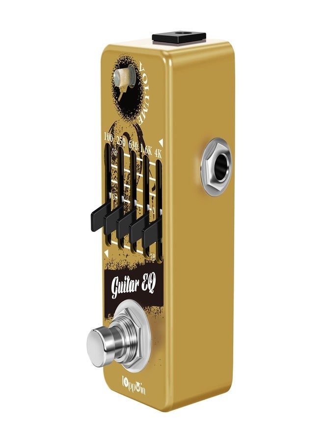 IOppWin Guitar Pedals, 5-Band Guitar Graphic Equalizer Pedal with Master Level Control - True Bypass & Metal Shell - Image 5