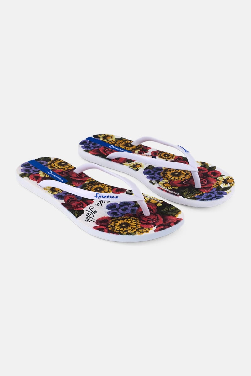 Ipanema Women Frida Kilo Slip On Slippers, White Combo - Image 1