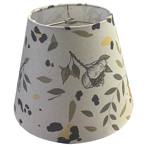 TOOTOO STAR Printed Floral Lampshades 6x10x75 inches Small Lamp Shades for Table Lamps Wall Lamps Modern Bell Lampshade Replacemnt - Image 1
