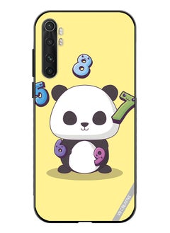 Protective Case Cover For Xiaomi Mi Note 10 Lite Panda With 56789 Numbers Design Multicolour