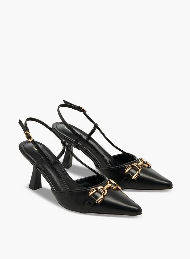 فلورا بيلا من شو إكسبرس Women Embellished Flared Heel Shoes