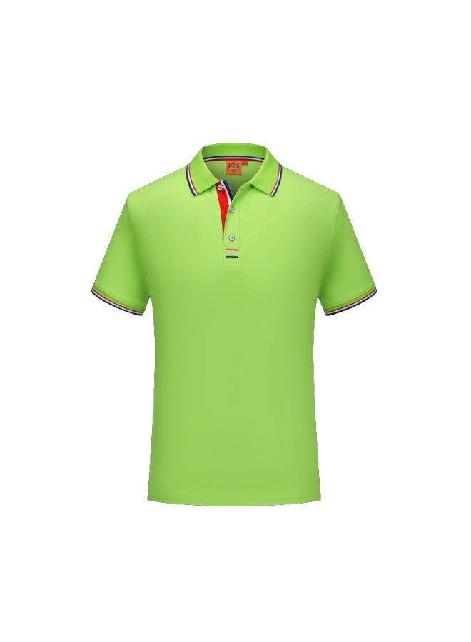 Polo Shirts Casual Solid ColorSummer Fashion Brand Clothing Breathable Lapel T-Shirt - Image 1