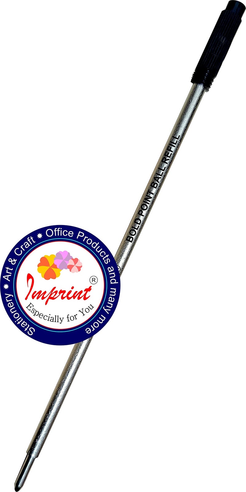 IMPRINT Ball Pen Refills | Universal Standard Size Refills Pack of 2 | Black - Image 3