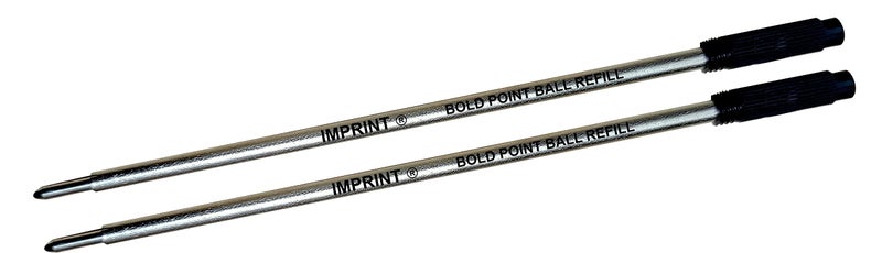 IMPRINT Ball Pen Refills | Universal Standard Size Refills Pack of 2 | Black - Image 5