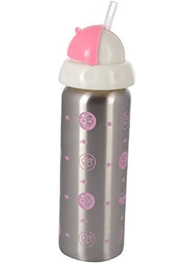 Chinmay Kids - 3 In 1 Thermal Insulation Stainless Steel Baby Feeding Bottle Pink 240Ml_Xl - Image 1