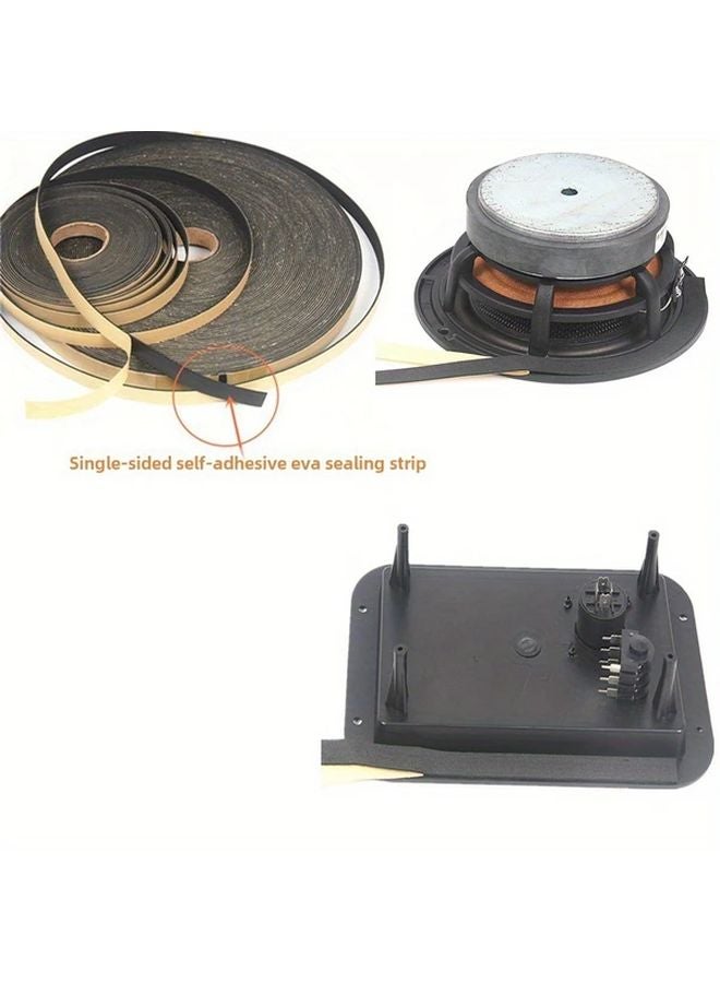 5 Meter 18mm Black EVA Foam Tape Strong Adhesive Sponge Sound Insulation Shockproof - Image 2