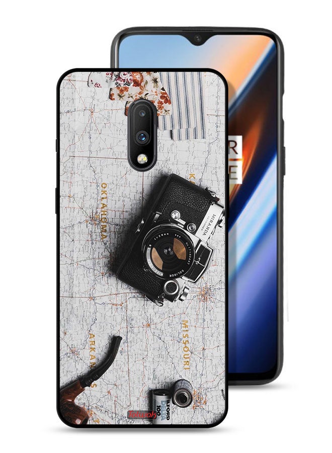 Tolwak OnePlus 7 Protective Case Cover Vintage Camera - Image 1