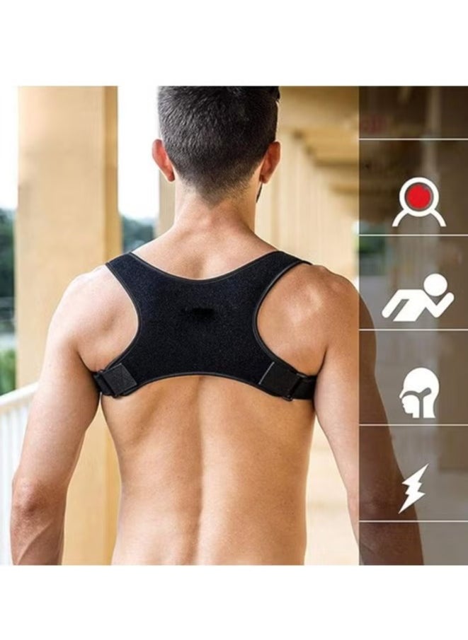 Hicomony The back belt for posture correction and shoulder straightening is made of strong, breathable and comfortable material  - Image 1