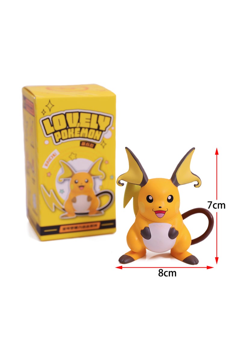 Raichu صندوق أصلي أصلي بوكيمون Kawaii بيكاتشو رايتشو ميميكيو توجيديمارو بيتشو عمل الشكل وزارة الدفاع