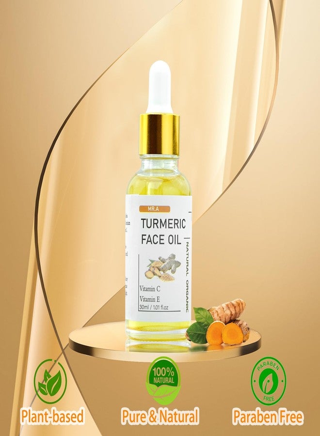MR.A Turmeric Oil, Turmeric Face oil with Vitamin C for Face Body, Ginger Moisturizer Great for Cleanses Skin, Moisturize & Soothing skin, Tumeric Face Oil for All Skin Type - Image 2