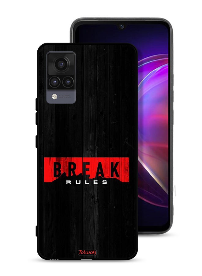 Tolwak Vivo V21 Protective Case Cover Break Rules - Image 1