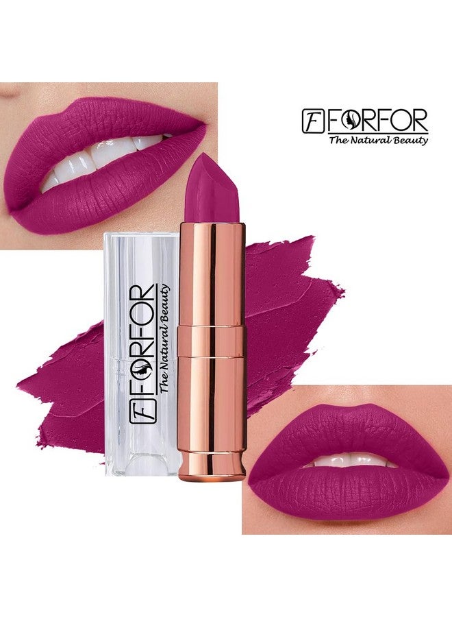 FORFOR Antique Velvet Matte Texture Smooth Finish Lipstick Gift set combo pack 3 for Women Enriched Shea Butter, Vitamin- E & Jojoba oil - Image 4