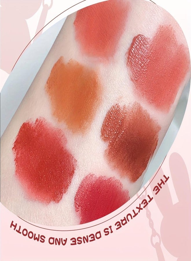 GEGE BEAR Bunny Velvet Lip Mud | Soft Matte Finish | Hydrating | Long-Lasting | Non-Sticky | Keychain Design | Trendy Lipsticks for Women | 6 Colors, 4ml (05-DELICATE, 4mL) - Image 4