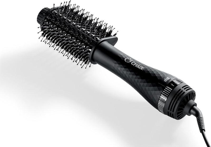 CH&BE Tri Dry Volumizer Brush, Makes hair longer and more voluminous, Straighteners and Dryer in One, Gives hair long lasting shine, 3 Heat Levels,1000W - Image 1