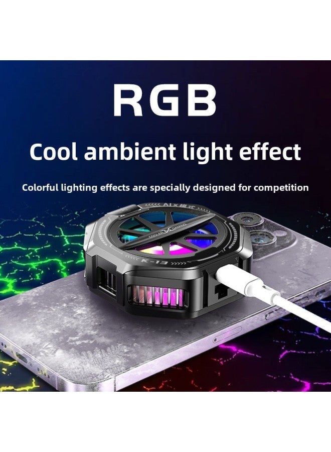 AI Intelligent Temperature Control Mobile Phone Radiator Semiconductor Refrigeration Icing Bass Digital Display Magnetic Back Clip 2 In 1-Color:Digital Display丨4 Levels丨ai [without Clip, Need To Be Purchased Separately]  - Image 3