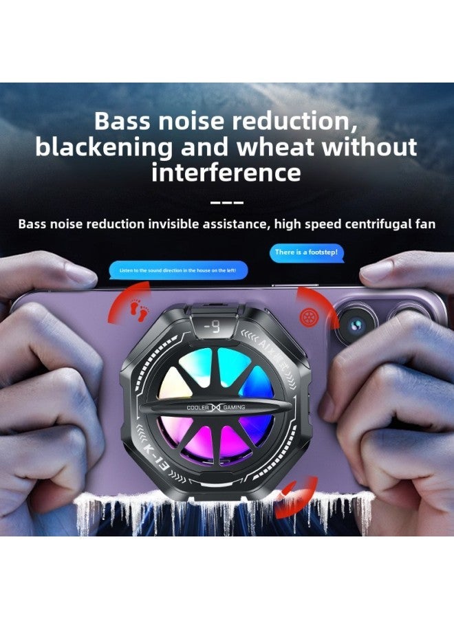 AI Intelligent Temperature Control Mobile Phone Radiator Semiconductor Refrigeration Icing Bass Digital Display Magnetic Back Clip 2 In 1-Color:Digital Display丨4 Levels丨ai [without Clip, Need To Be Purchased Separately]  - Image 4