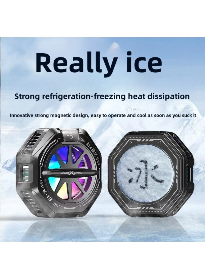 AI Intelligent Temperature Control Mobile Phone Radiator Semiconductor Refrigeration Icing Bass Digital Display Magnetic Back Clip 2 In 1-Color:Digital Display丨4 Levels丨ai [without Clip, Need To Be Purchased Separately]  - Image 2