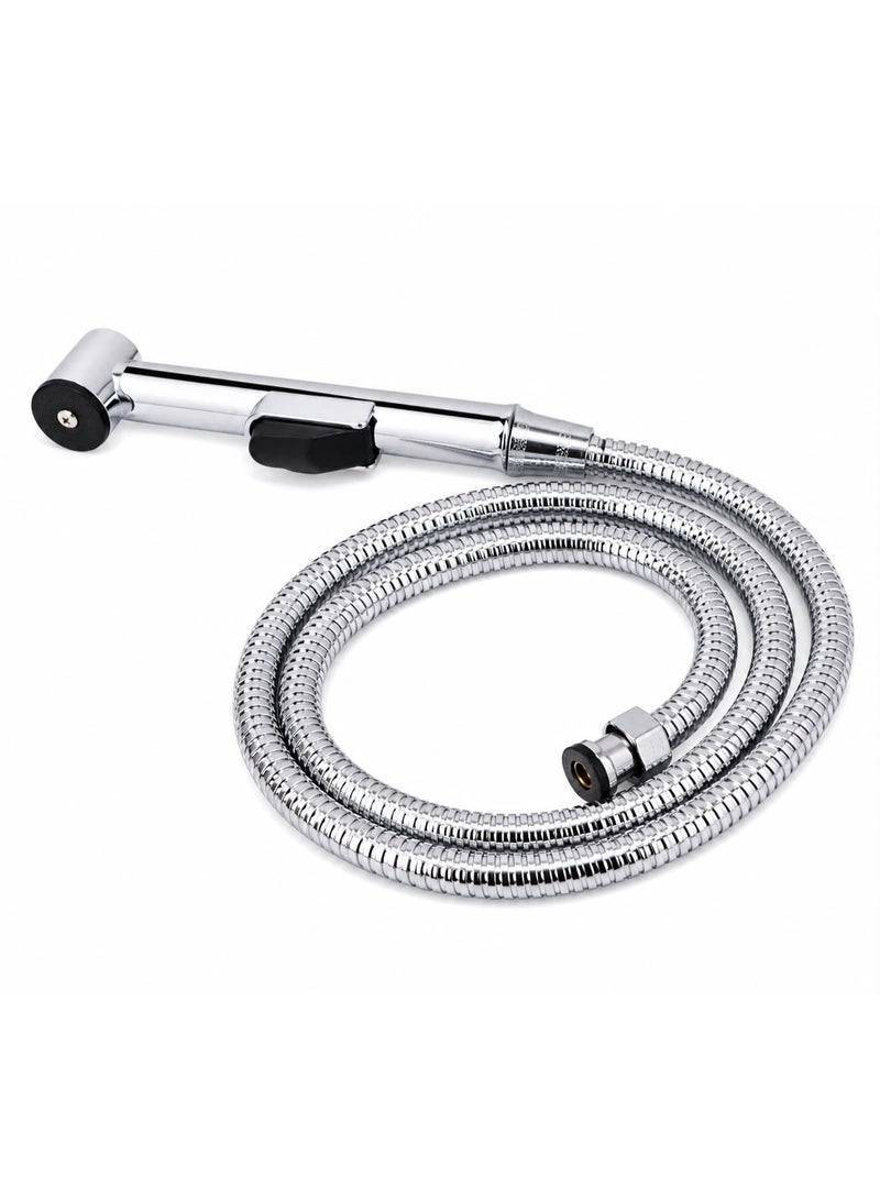 Hamburg German Bidet Spray – Complete Set with 120cm Flexible Hose & Wall Holder, High-Quality German Manufacturing - Image 1