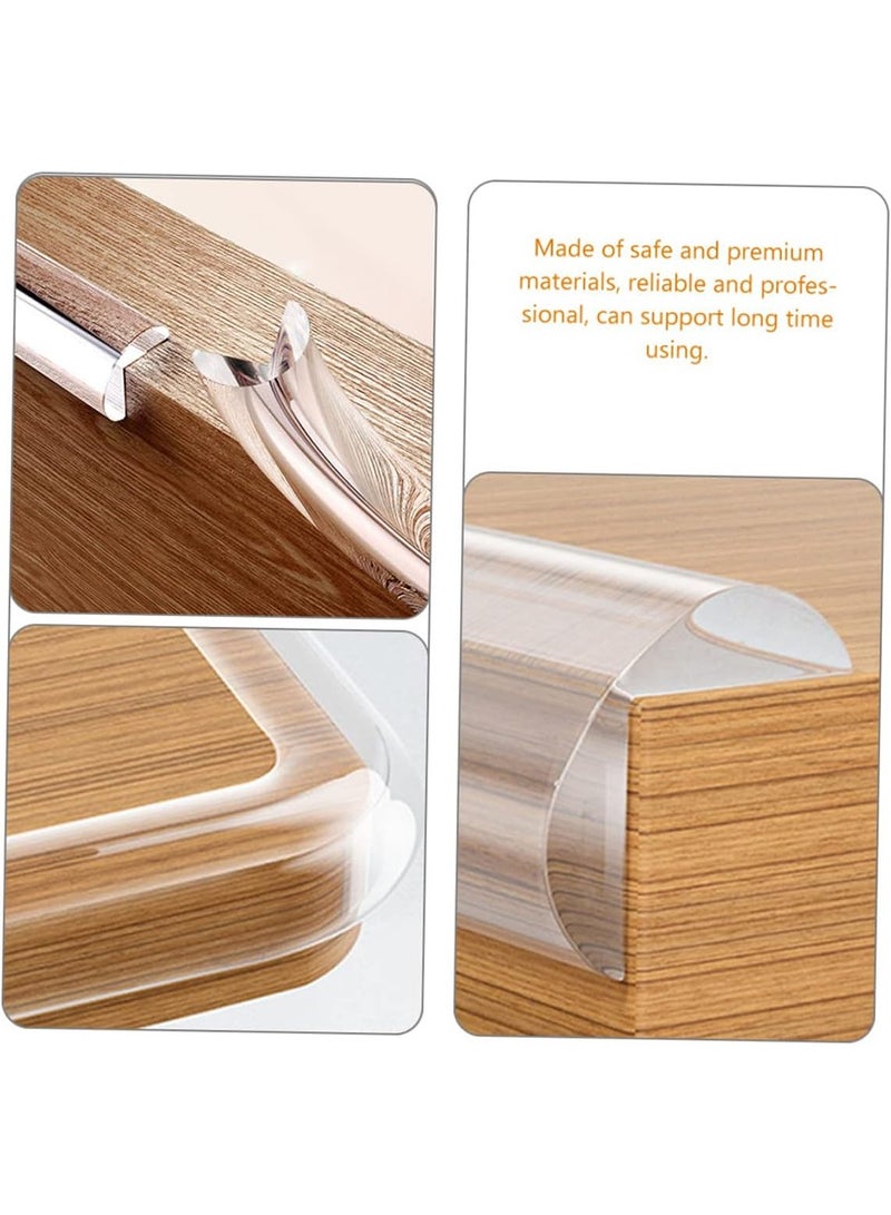 بيروي 2 متر*2 قطعة شريط ممتص للصدمات لسلامة الأطفال، شريط ممتص للصدمات في زاوية طاولة الأطفال، إجمالي 4 أمتار - Image 2