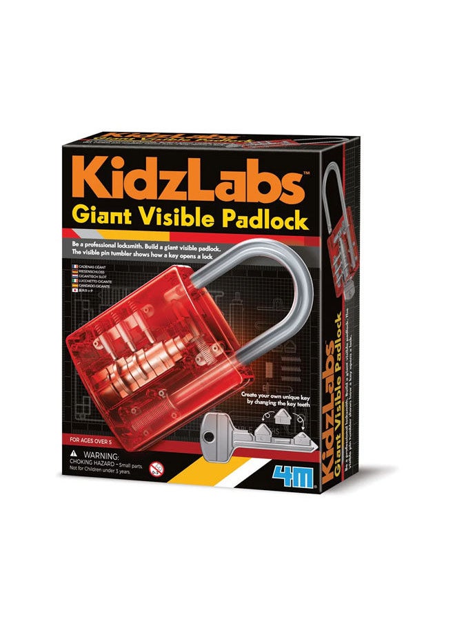 4m Kidzlabs Giant Visible Padlock  - Image 1