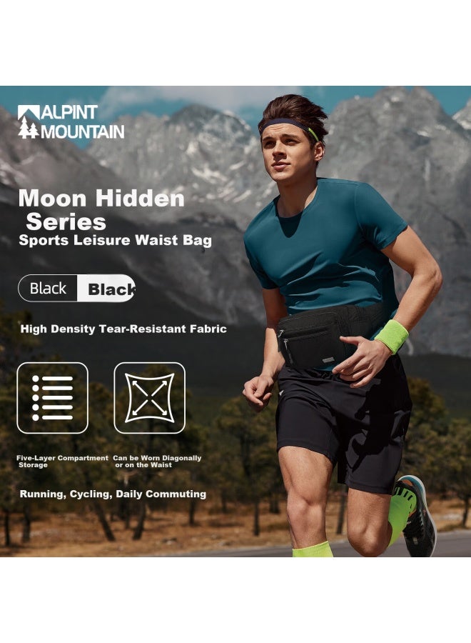 Alpint Mountain Multifunctional Waist Pack, Outdoor Sports Casual Chest Bag, Crossbody Bag, Shoulder Bag, Multi-compartment Running And Hiking Backpack - Image 1