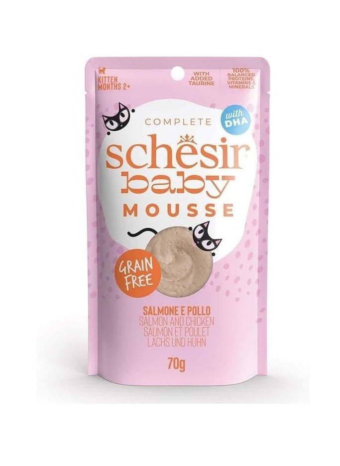 Schesir Baby Mousse Kitten - Salmon And Chicken 70g (12 Pouch) - pzsku/Z6F445290B6EFA83A79BCZ/45/_/1725318077/ffc1c8de-6f0a-4c17-a72d-5a8d681b03af