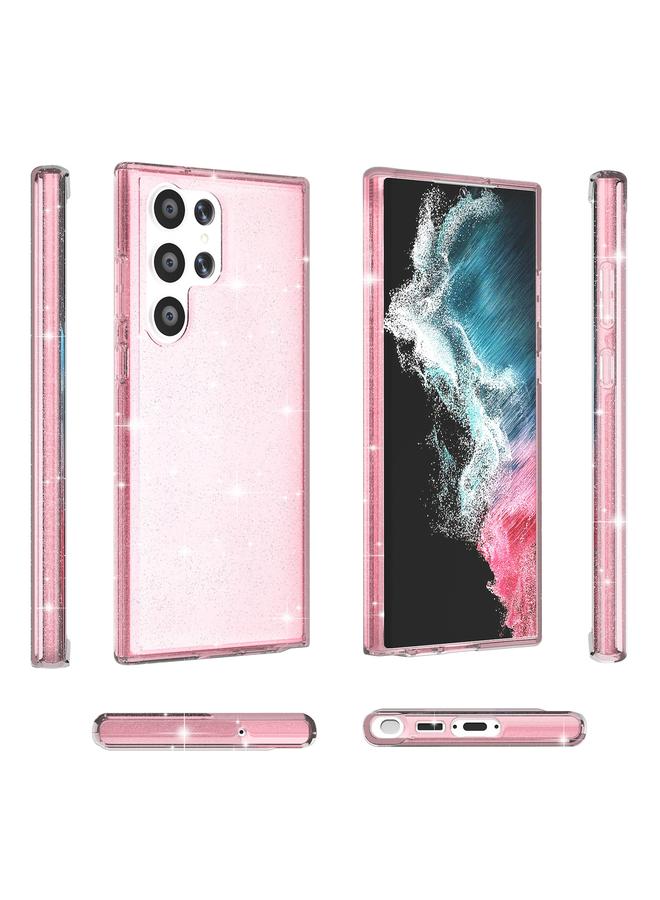 S-TOP Case For Samsung Galaxy S23 Ultra 5G Shockproof Terminator Style Glitter Powder Phone Case - Image 3