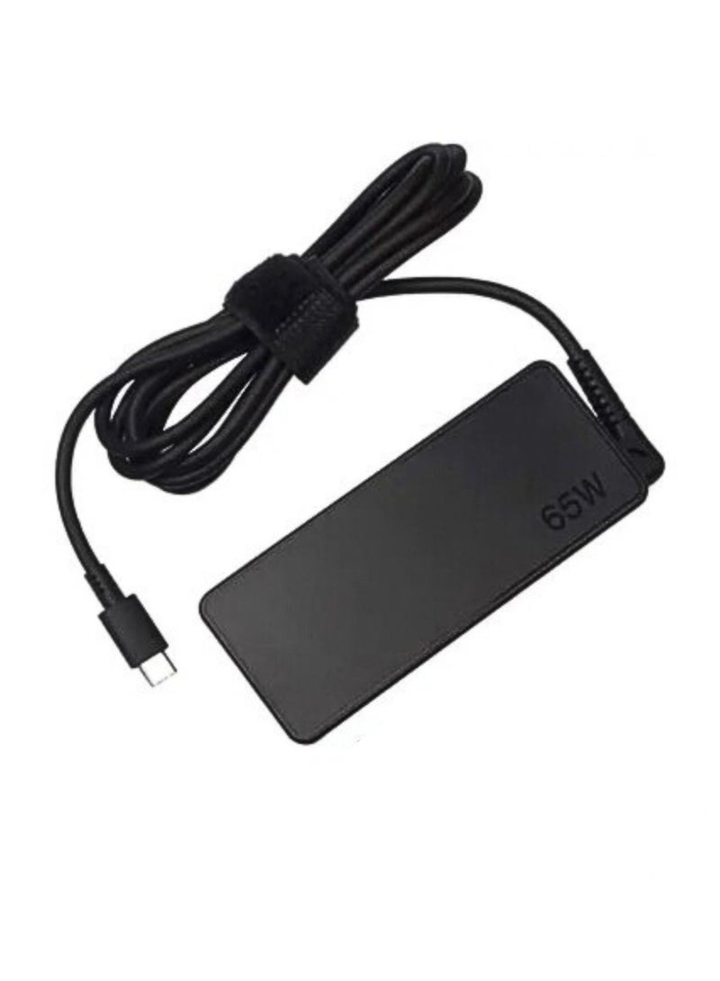 Terabyte 65W USB Type-C Power Adapter Compatible for Lenovo, Dell, HP Chromebooks & USB-C Laptops, AC Charger with Overcurrent and Overvoltage Protection - Image 1