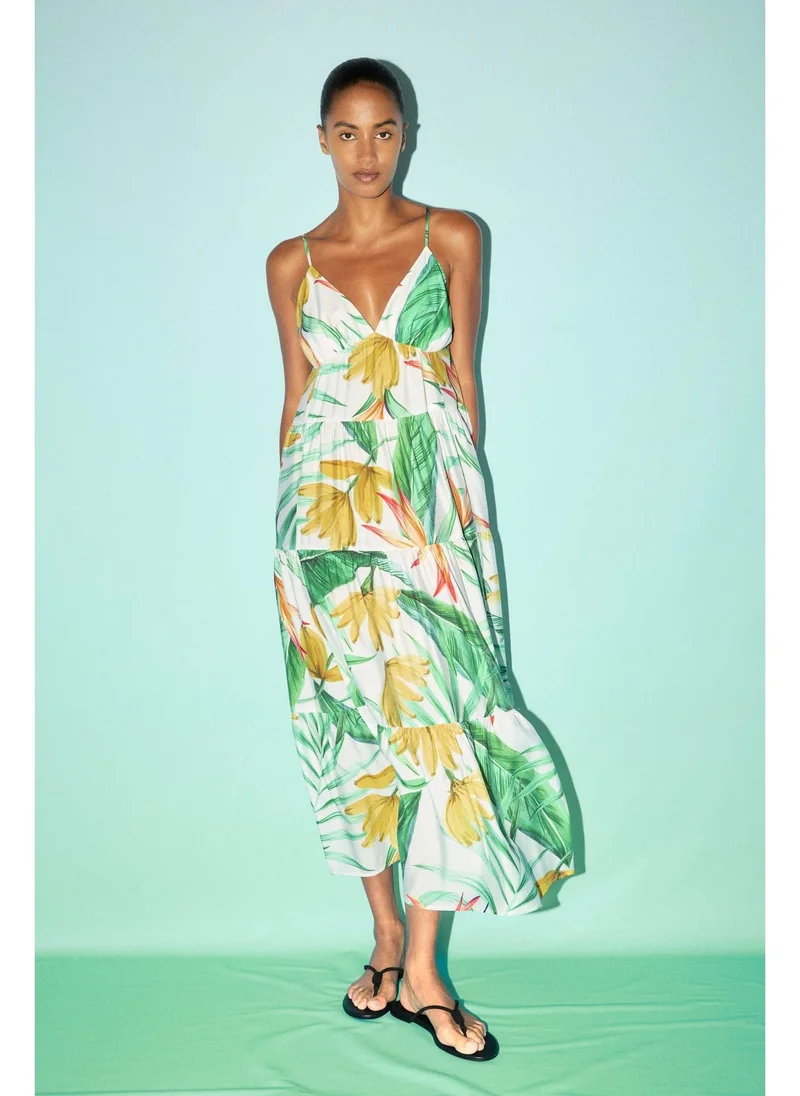 اتش اند ام Tiered maxi dress