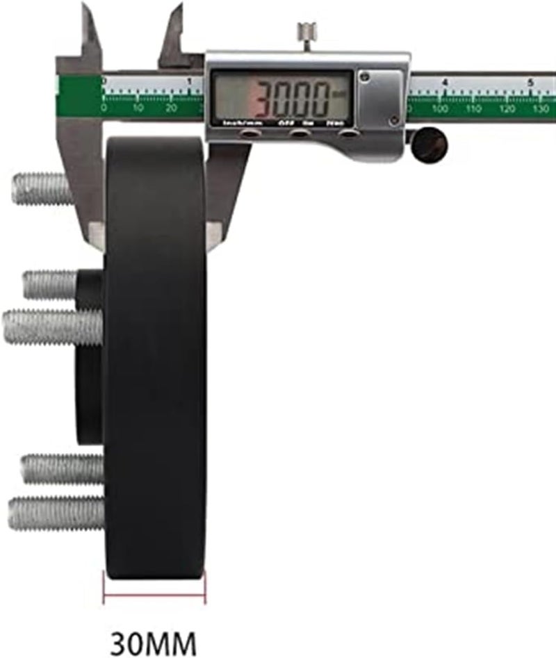 QASULER 2PCS 30mm Aluminum Wheel Spacer Adapter - Image 3