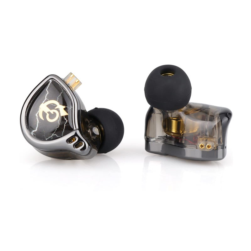 Linsoul QKZ x HBB 10mm Titanium-Coated Diaphragm HiFi in-Ear Monitor Earphones with Semi-Open Cavity, Detachable Recessed 2Pin Silver-Plated Cable, Noise Canceling for Audiophile(Without Mic) - Image 2
