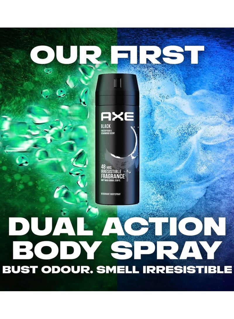 أكس مزيل عرق بخاخ للجسم فريش بلاك 2 × 150 مل - Image 5