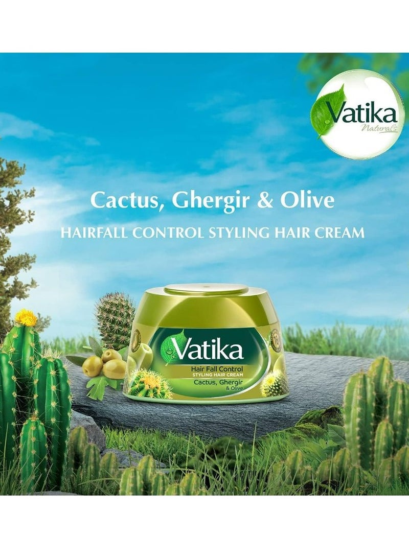 فاتيكا كريم التصفيف للتحكم بسقوط الشعر للنساء من فاتيكا 140 مل 2 قطعة - Image 3