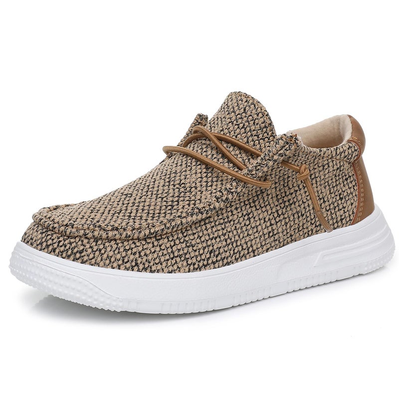 Ahannie Kids Lightweight Slip-On Walking Loafers â€“ Breathable, Comfortable, Easy On/Off Casual Shoes for Boys & Girls(Todler/Little Kid/Big Kid)(Brown-8) - Image 1