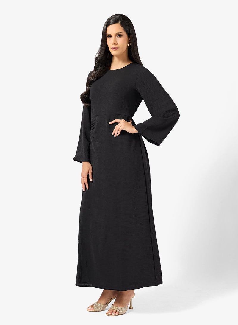 Khizana Sniched Waist Dress With Back Tie - Image 4