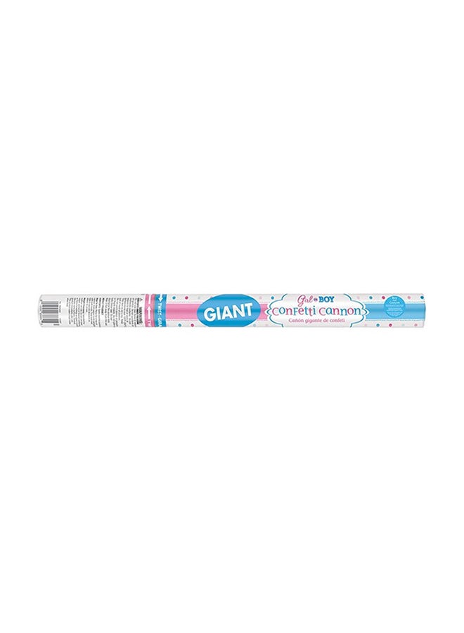 Amscan Baby Shower - Boy Gender Reveal Confetti Cannon 24in