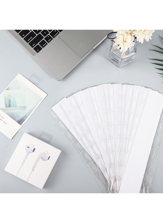 بروديوت 400 قطعة من علامات التعليق بفتحة الفتحة وعلامات التبويب المعلقة ذاتية اللصق وعلامات العرض شديدة التحمل لتعليق شاشات البيع بالتجزئة (15/8 بوصة × 11/4 بوصة) - Image 4