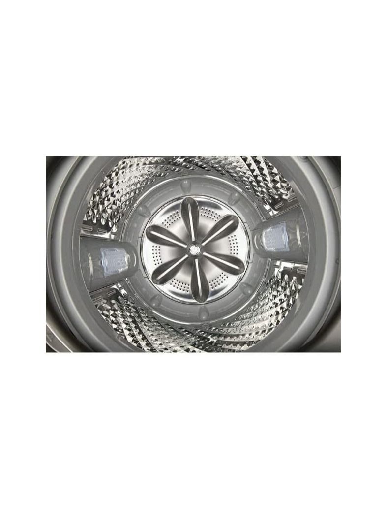 Kiriazi Washing Machine Top loading - Touch Screen, Silver 12.K KTW-1212-CS - Image 4