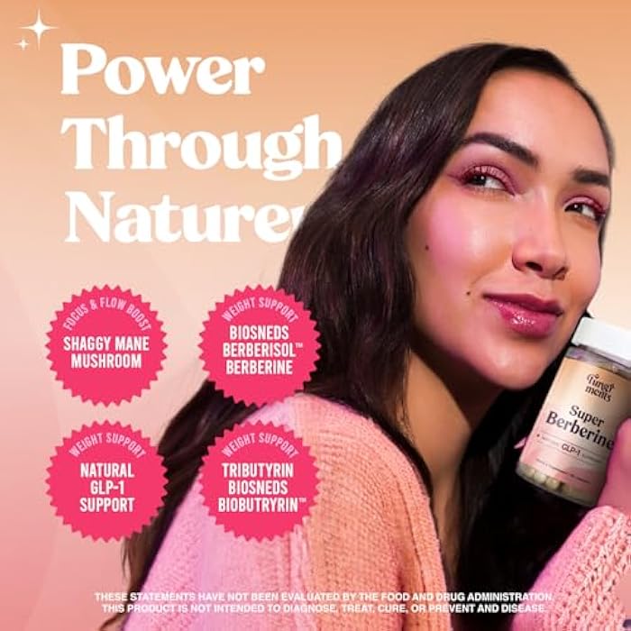 Fungiments Super Berberine – Natural Herbal Weight Loss & Metabolic Health Supplement – Supports Blood Sugar Glucose & Metabolism Aid – Vegan Gut Friendly with Mushroom – Men & Women – 60 Capsules - Image 4