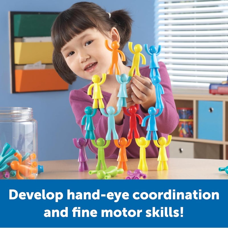 Learning Resources Buddy Builders, Fine Motor, Hand Eye Coordination Toy, 32 Pieces, Ages 3+ - Image 3